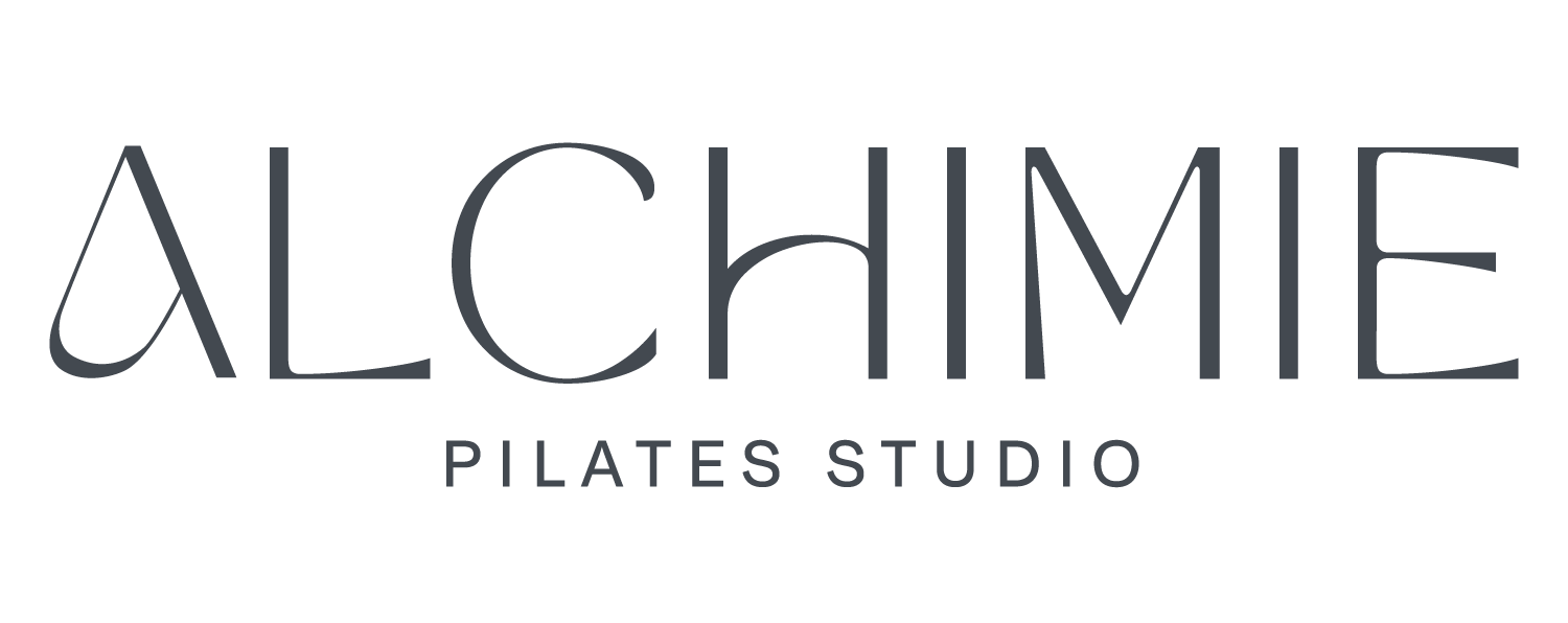 logotype alchimie en gris ardoise